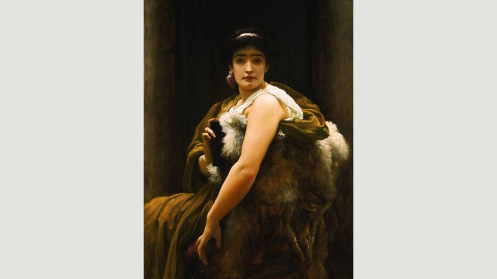 Twixt Hope and Fear, 1895, is one of five other paintings originally displayed by Leighton in his studio (Credit: Private Collection. Image Courtesy of Sotheby’s) Twixt Hope and Fear, 1895, is one of five other paintings originally displayed by Leighton in his studio (Credit: Private Collection. Image Courtesy of Sotheby’s)
