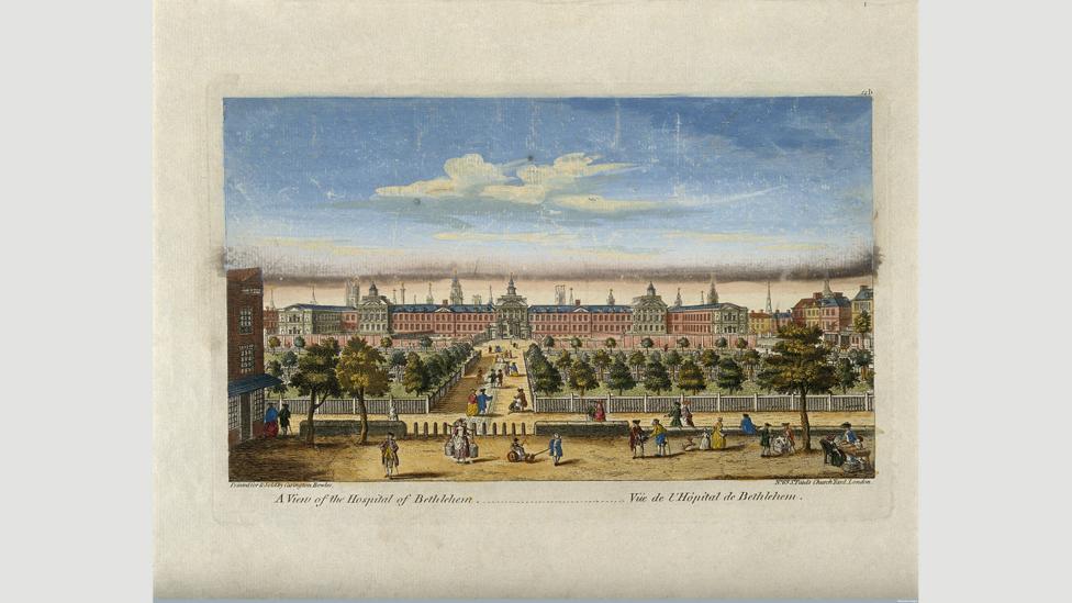 When it was rebuilt in 1676, Bethlem looked more like Versailles than a mental hospital (Credit: Wellcome Library, London) When it was rebuilt in 1676, Bethlem looked more like Versailles than a mental hospital (Credit: Wellcome Library, London)