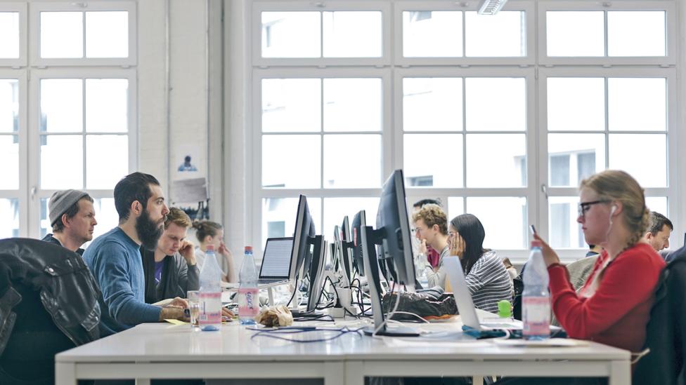 People do talk more, but it's not about work-related things (Credit: Getty Images) People do talk more, but it's not about work-related things (Credit: Getty Images)