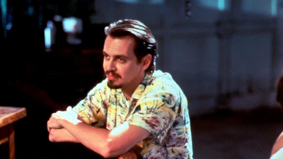 The whiny and weaselly Mr Pink (Steve Buscemi) turns out to be the most competent of the group (Credit: Moviestore Collection Ltd / Alamy Stock Photo) The whiny and weaselly Mr Pink (Steve Buscemi) turns out to be the most competent of the group (Credit: Moviestore Collection Ltd / Alamy Stock Photo)