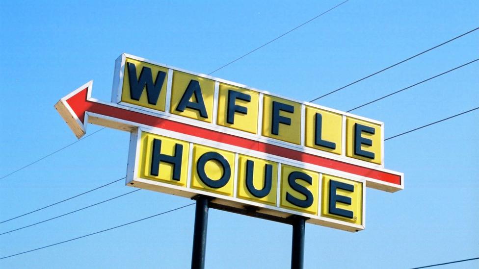 US authorities have used the length of the Waffle House menu to see if supplies at the restaurant are low after hurricanes (Credit: Flickr/Steve Snodgrass) US authorities have used the length of the Waffle House menu to see if supplies at the restaurant are low after hurricanes (Credit: Flickr/Steve Snodgrass)
