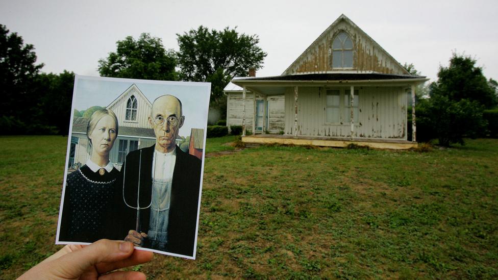The house that features in Wood’s painting still stands in Eldon in Iowa (Credit: Getty Images) The house that features in Wood’s painting still stands in Eldon in Iowa (Credit: Getty Images)
