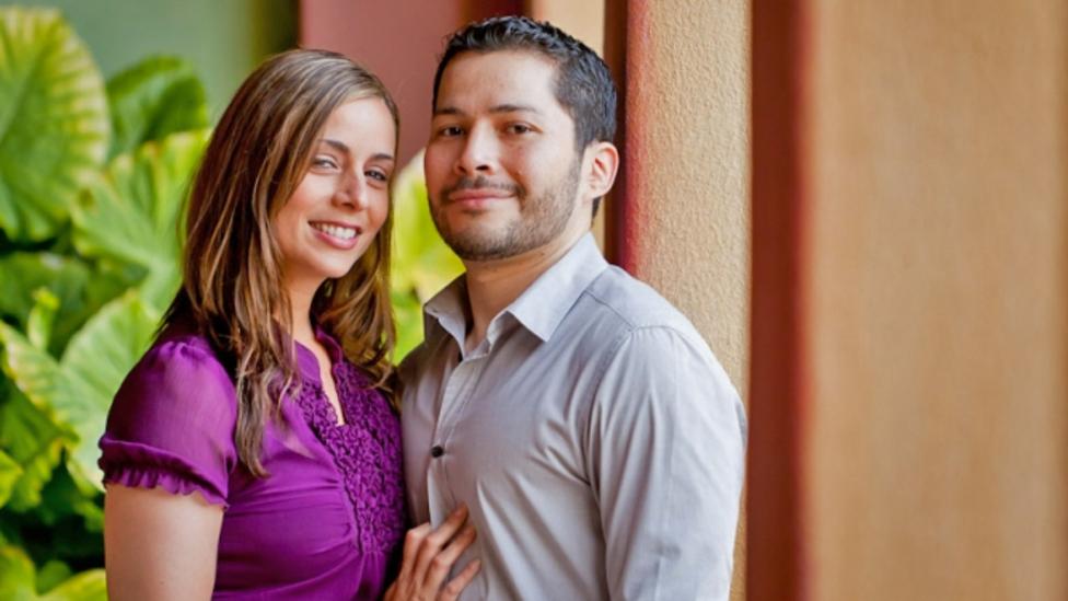 Husband and wife Marvin and Michele Velazquez founded The Heart Bandits in 2010 to focus purely on creating marriage proposals (Credit: Brian Leahy Photography) Husband and wife Marvin and Michele Velazquez founded The Heart Bandits in 2010 to focus purely on creating marriage proposals (Credit: Brian Leahy Photography)