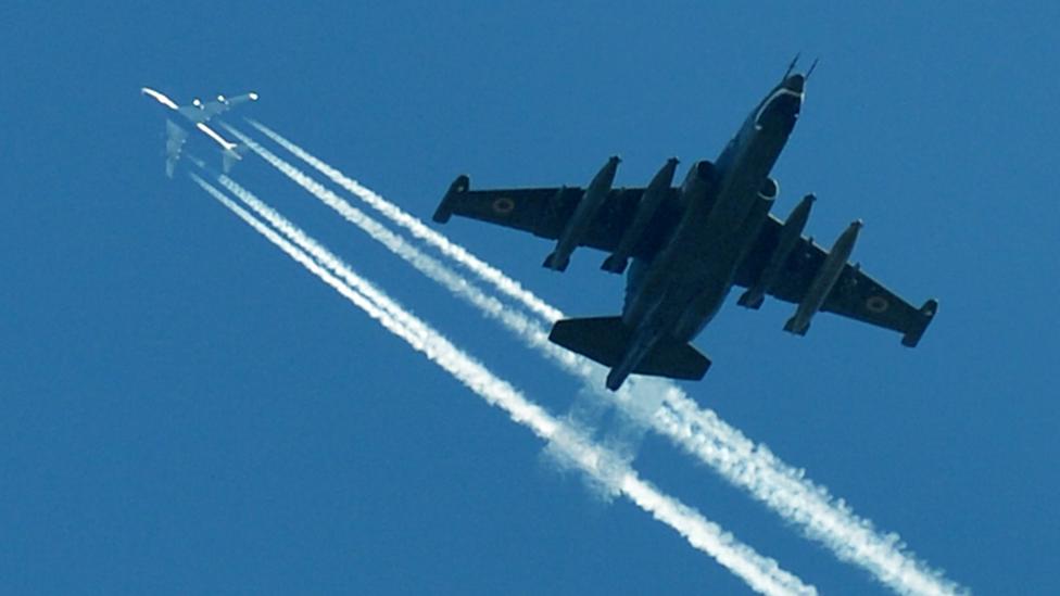 The Soviet-era Sukhoi Su-25 jet was an updated Sturmovik - and still serves in many air forces (Credit: Getty Images) The Soviet-era Sukhoi Su-25 jet was an updated Sturmovik - and still serves in many air forces (Credit: Getty Images)
