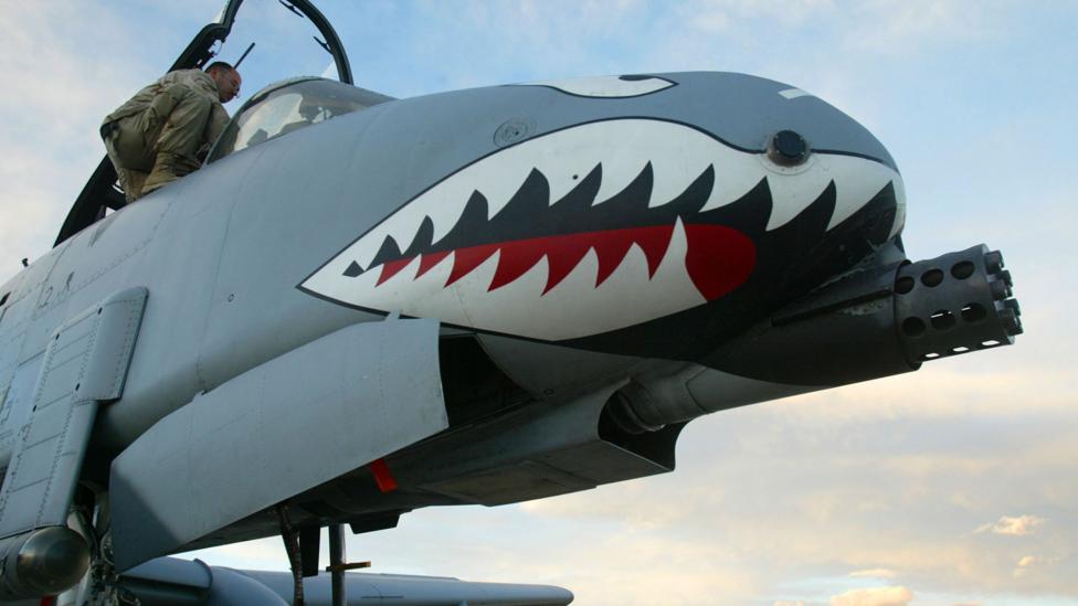 The US A-10 also uses a similar 'armoured bathtub' design (Credit: Getty Images) The US A-10 also uses a similar 'armoured bathtub' design (Credit: Getty Images)