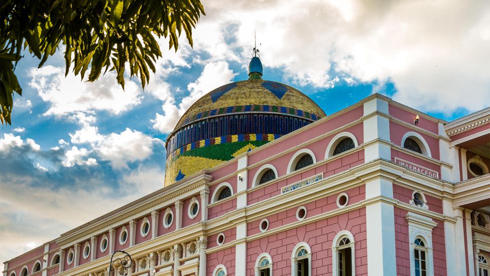 The imaginative dome of the opera house is made from 36,000 tiles imported from Alsace, but it’s also controversial – many deemed it a bizarre addition (Credit: Alamy) The imaginative dome of the opera house is made from 36,000 tiles imported from Alsace, but it’s also controversial – many deemed it a bizarre addition (Credit: Alamy)