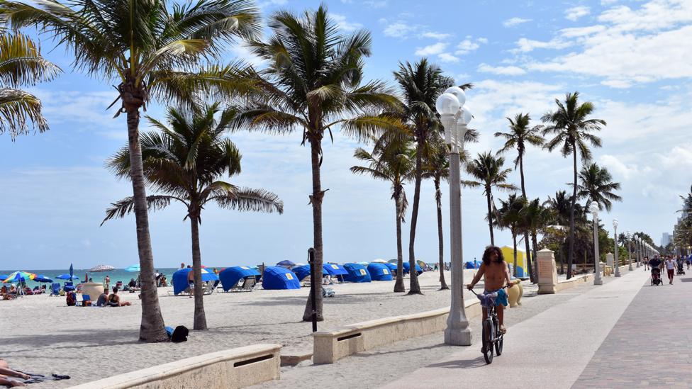 Rising sea levels also create a potential problem for Florida’s beaches (Credit: Amanda Ruggeri) Rising sea levels also create a potential problem for Florida’s beaches (Credit: Amanda Ruggeri)