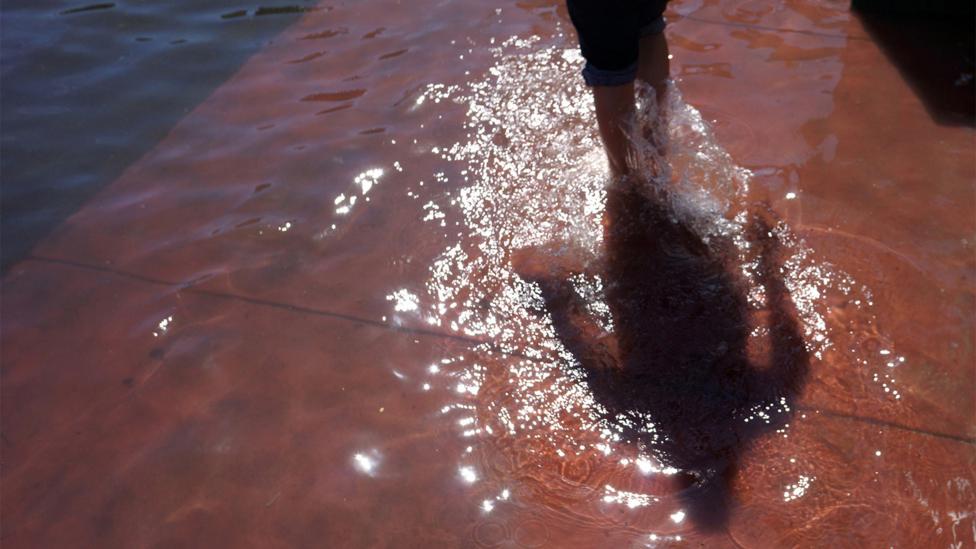 Taken in 2012, before Miami Beach’s current initiatives, this photograph shows one of the city’s sidewalks during a flood (Credit: Alamy) Taken in 2012, before Miami Beach’s current initiatives, this photograph shows one of the city’s sidewalks during a flood (Credit: Alamy)