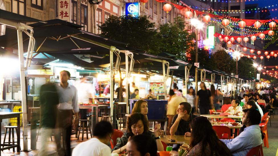 Contrary to popular belief, eating well in Singapore can be much cheaper than doing so in many other cities (Credit: Alamy) Contrary to popular belief, eating well in Singapore can be much cheaper than doing so in many other cities (Credit: Alamy)