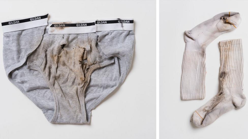 Even Jamie Santana's underwear and Justin Gauger's socks were burnt by the lightning (Credit: William LeGoulon) Even Jamie Santana's underwear and Justin Gauger's socks were burnt by the lightning (Credit: William LeGoulon)