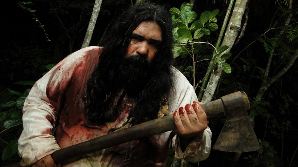 Rodrigo Aragão’s cannibal zombie film Black Swamp spawned follow-ups such as Night of the Chupacabras (Credit: Fábulas Negras/EMS Films) Rodrigo Aragão’s cannibal zombie film Black Swamp spawned follow-ups such as Night of the Chupacabras (Credit: Fábulas Negras/EMS Films)