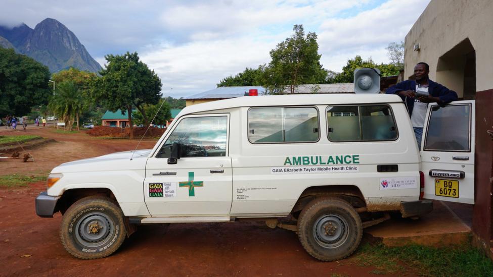 A mobile clinic operated by the Global Aids Interfaith Alliance (Credit: Jake Harper/ETAF) A mobile clinic operated by the Global Aids Interfaith Alliance (Credit: Jake Harper/ETAF)