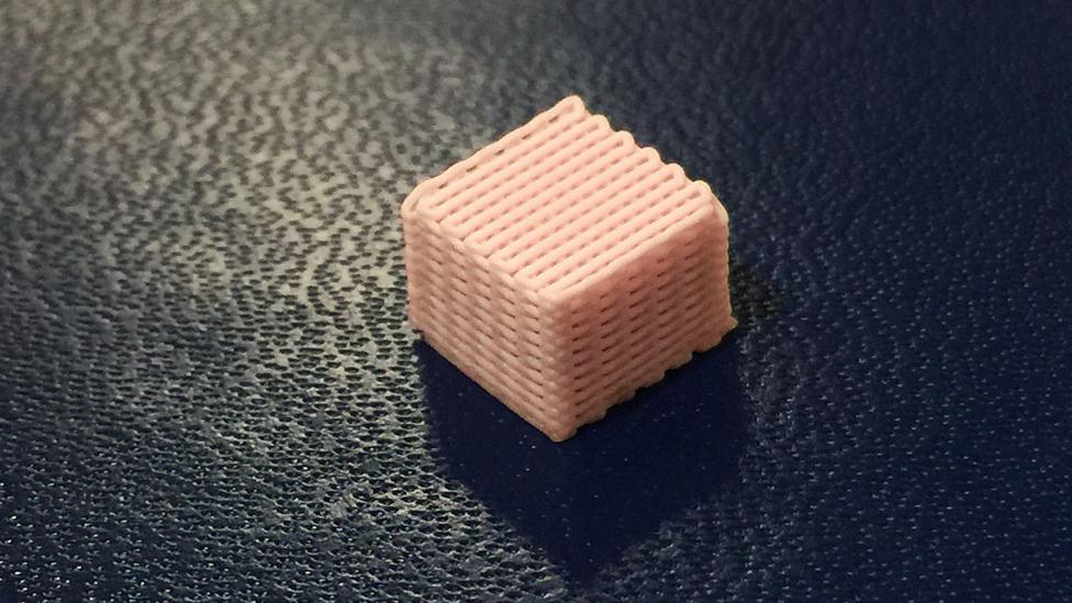 Bouncy bioglass, shown here, is the opposite of the brittle material most of us imagine when we think of glass (Credit: Julian Jones) Bouncy bioglass, shown here, is the opposite of the brittle material most of us imagine when we think of glass (Credit: Julian Jones)