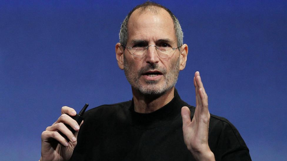 Steve Jobs in 2010, employing many of the verbal tricks and gestures needed to inspire followers (Credit: Getty Images) Steve Jobs in 2010, employing many of the verbal tricks and gestures needed to inspire followers (Credit: Getty Images)
