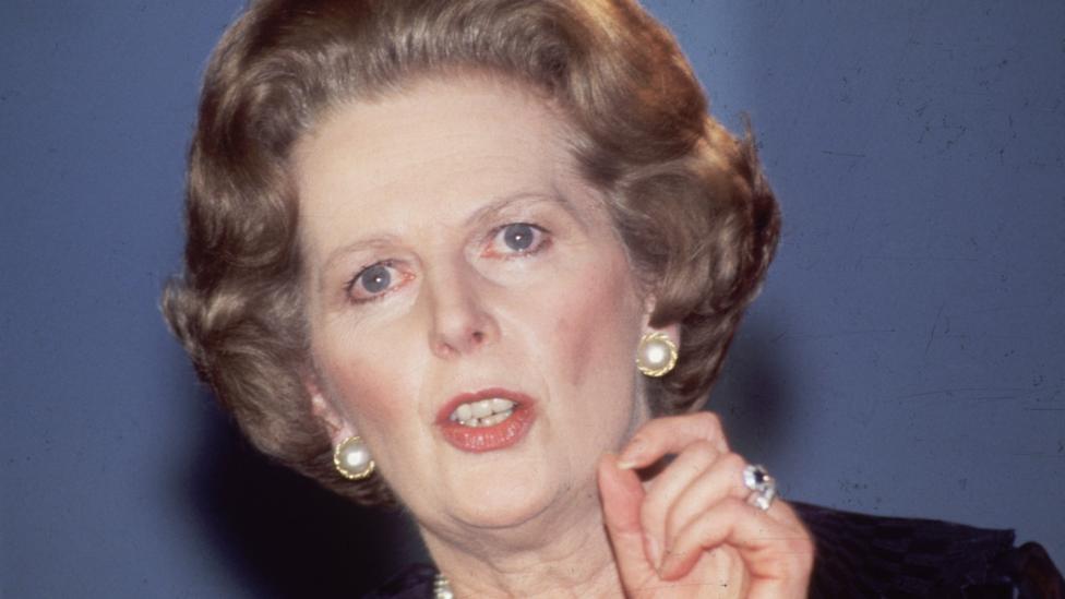 Former UK Prime Minister Margaret Thatcher used metaphors, rhetoric, contrasts, lists, moral conviction and sentiment of the collective in speeches (Credit: Getty Images) Former UK Prime Minister Margaret Thatcher used metaphors, rhetoric, contrasts, lists, moral conviction and sentiment of the collective in speeches (Credit: Getty Images)
