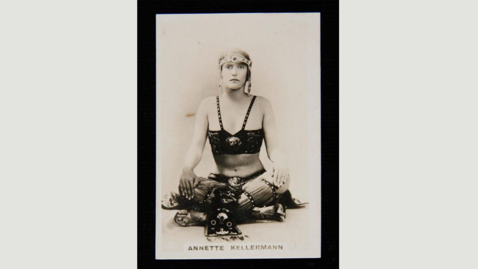 As a vaudeville entertainer, Kellerman performed as a male impersonator, as well as a mermaid (Credit: Alamy) As a vaudeville entertainer, Kellerman performed as a male impersonator, as well as a mermaid (Credit: Alamy)