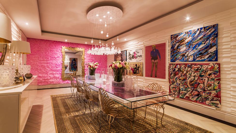 The Candy Room is a fun and loud dining room, created by Iggi Interior Design (Credit: Mel Yates) The Candy Room is a fun and loud dining room, created by Iggi Interior Design (Credit: Mel Yates)
