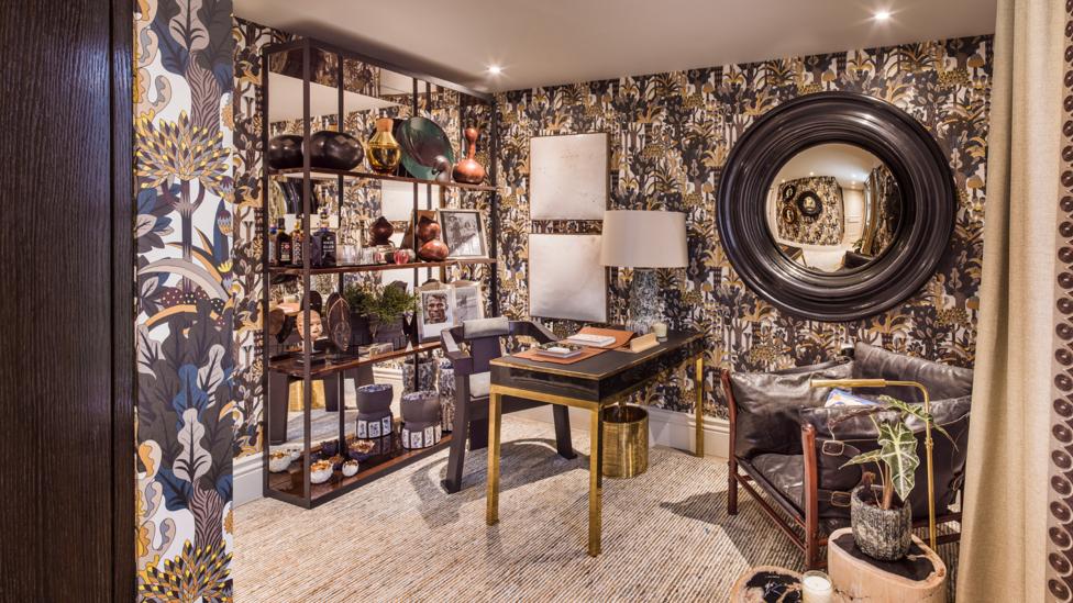A luxurious study area, as envisaged by New York design outfit Patrik Lönn Design Inc. (Credit: Mel Yates) A luxurious study area, as envisaged by New York design outfit Patrik Lönn Design Inc. (Credit: Mel Yates)