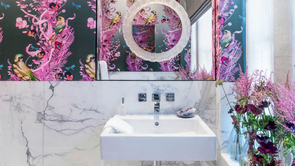 For designer Hazel Collins, who contributed a bathroom design, it was important “to create a bright, healing and positive environment” (Credit: Mel Yates) For designer Hazel Collins, who contributed a bathroom design, it was important “to create a bright, healing and positive environment” (Credit: Mel Yates)