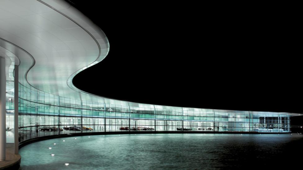 The gleaming, interconnected buildings of the McLaren Centre in Surrey, UK, have been designed with a forward-looking, elegant approach The gleaming, interconnected buildings of the McLaren Centre in Surrey, UK, have been designed with a forward-looking, elegant approach