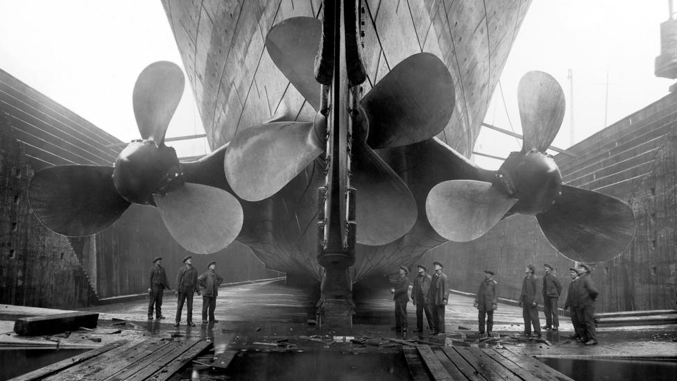 The vast Titanic in dry dock, 1911(Credit: Getty Images) The vast Titanic in dry dock, 1911(Credit: Getty Images)