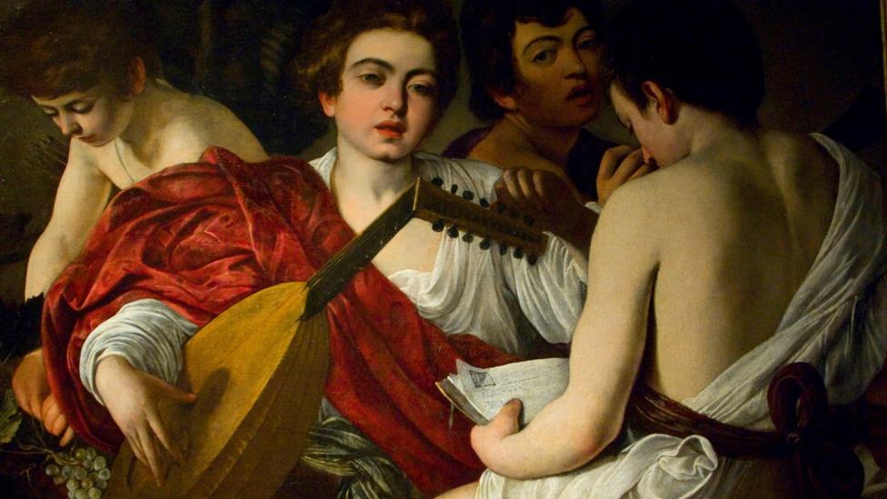 Baroque painters used cochineal red in works, such as The Musicians (1595) by Caravaggio (Credit: Alamy) Baroque painters used cochineal red in works, such as The Musicians (1595) by Caravaggio (Credit: Alamy)