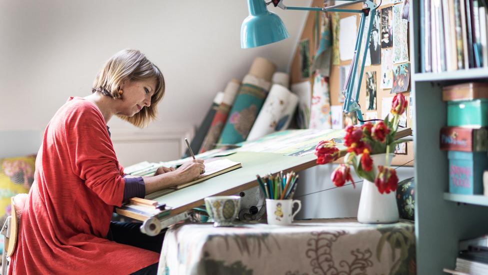 Susy Paisley in her studio (Credit: David Oxberry) Susy Paisley in her studio (Credit: David Oxberry)
