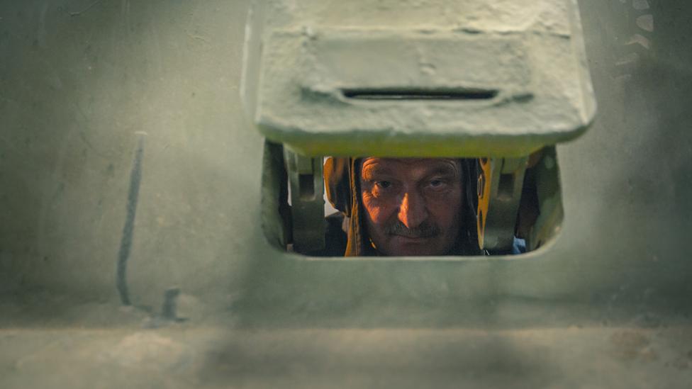 Vladimir Yakushev says the crew won’t trust others to drive the tanks – not after the hard work they have put in (Credit: Anton Skyba) Vladimir Yakushev says the crew won’t trust others to drive the tanks – not after the hard work they have put in (Credit: Anton Skyba)