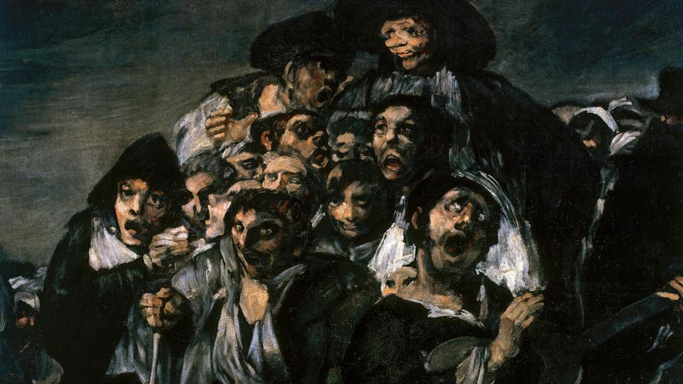 When Goya’s work became more individualistic later in his career, black made his images of the comic and the horrific, like A Pilgrimage to San Isidro, pop (Credit: Alamy) When Goya’s work became more individualistic later in his career, black made his images of the comic and the horrific, like A Pilgrimage to San Isidro, pop (Credit: Alamy)