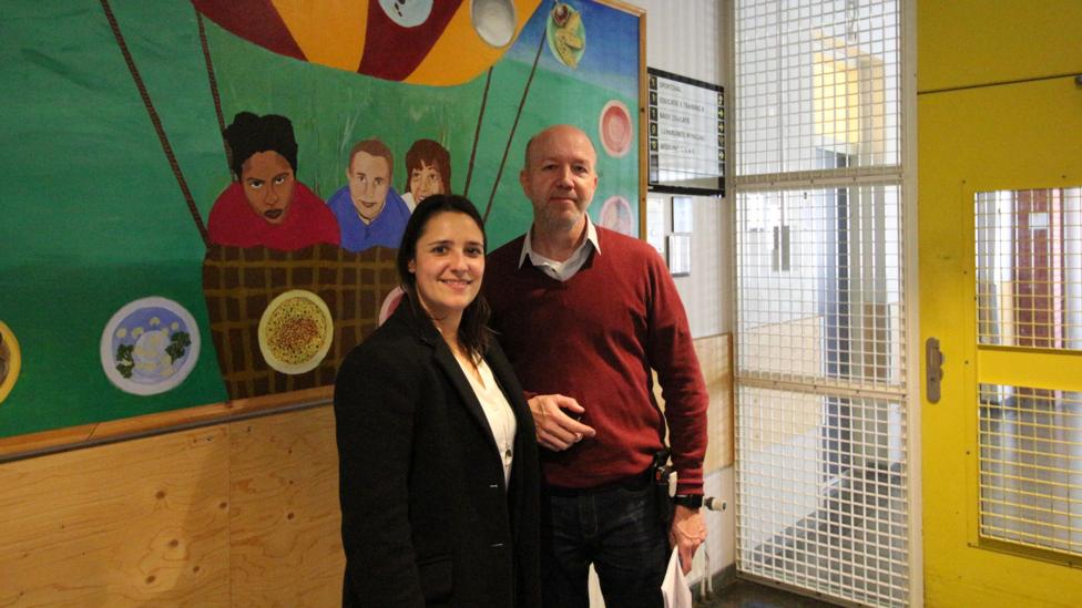 Psychologist Maud Verbruggen and psychiatrist Menno van Koningsveld look after the prison's psychiatric patients (Credit: Melissa Hogenboom) Psychologist Maud Verbruggen and psychiatrist Menno van Koningsveld look after the prison's psychiatric patients (Credit: Melissa Hogenboom)