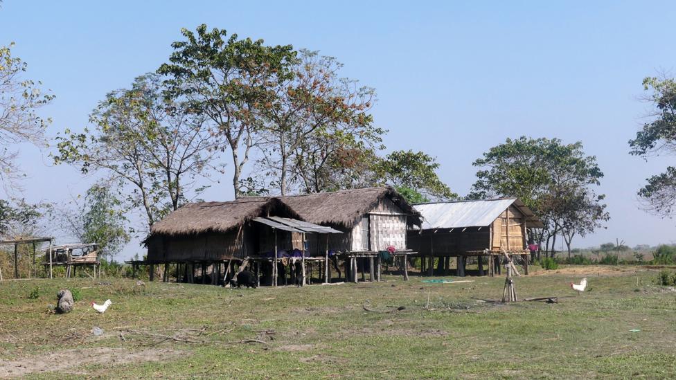The islanders’ homes stand on stilts to defend against frequent floods (Credit: Jules Montague) The islanders’ homes stand on stilts to defend against frequent floods (Credit: Jules Montague)