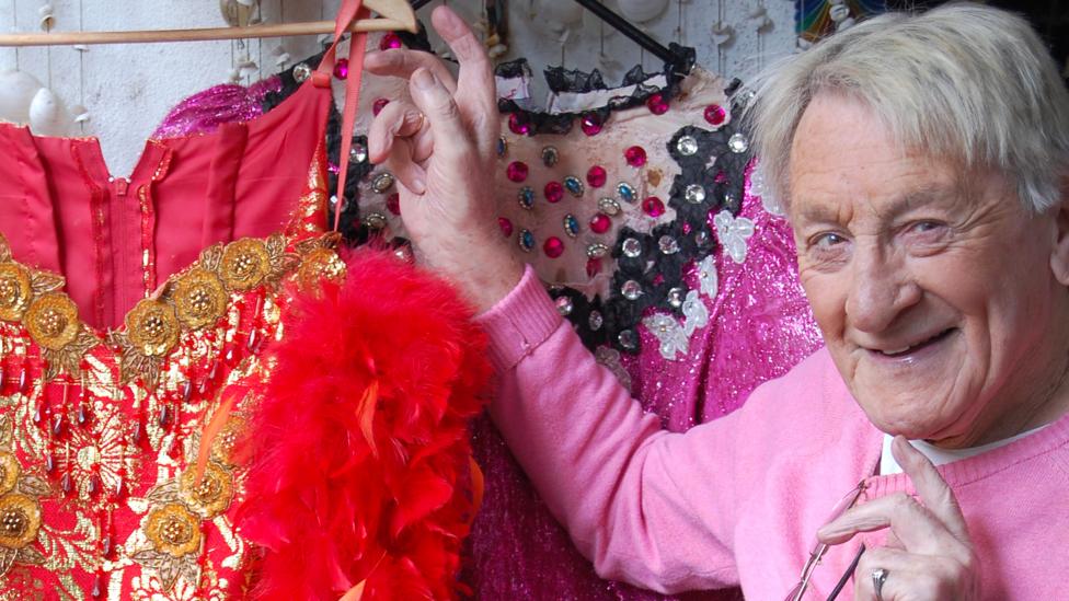 David Raven, otherwise known as drag artist Maisie Trollette, has donated outfits to the Brighton exhibition David Raven, otherwise known as drag artist Maisie Trollette, has donated outfits to the Brighton exhibition