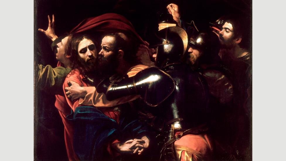 The Taking of Christ by Caravaggio, 1602 (Credit: Alamy) The Taking of Christ by Caravaggio, 1602 (Credit: Alamy)