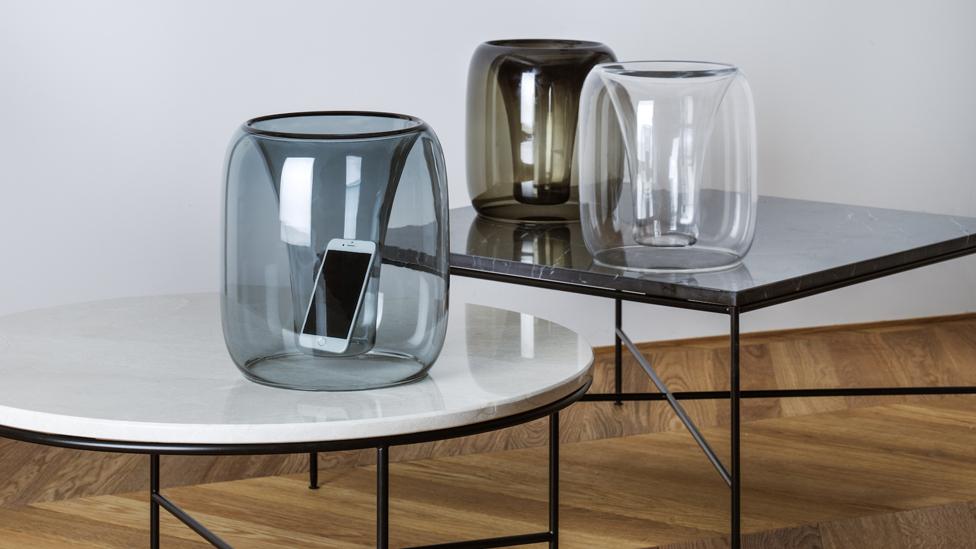 Speakers designed by Keita Suzuki, who is among the Under-30 exhibitors at DesignArt Tokyo Speakers designed by Keita Suzuki, who is among the Under-30 exhibitors at DesignArt Tokyo