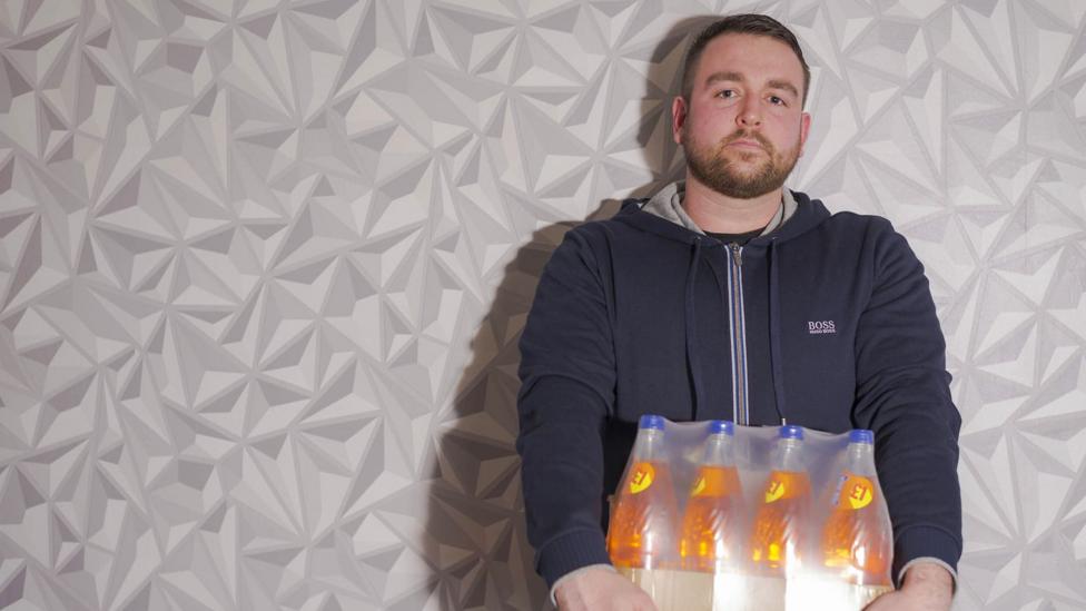 'There was adrenaline,' Ryan Allen took to the streets to protest over the change to the recipe of his favourite fizzy drink (Credit: Ryan Allen) 'There was adrenaline,' Ryan Allen took to the streets to protest over the change to the recipe of his favourite fizzy drink (Credit: Ryan Allen)