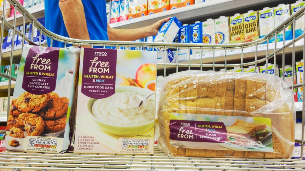 A gluten-free loaf of bread may have more than 20 ingredients in its recipe to compensate for the lack of wheat – and more ingredients often means higher cost (Credit: Alamy) A gluten-free loaf of bread may have more than 20 ingredients in its recipe to compensate for the lack of wheat – and more ingredients often means higher cost (Credit: Alamy)