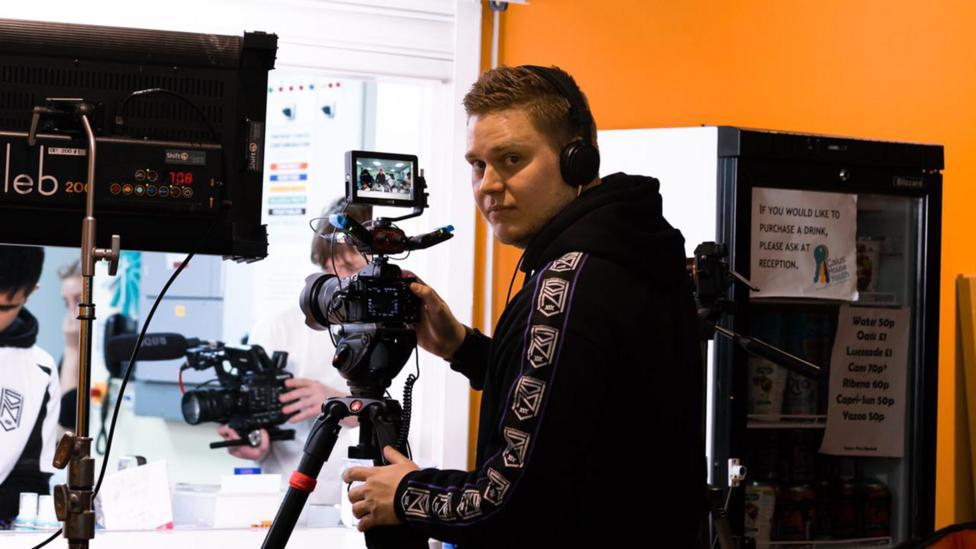 YouTube's stars need to constantly make videos to stay ahead of the algorithm. It's created a lucrative opportunity for people like Konstantin Ermakov (Credit: Konstantin Ermakov) YouTube's stars need to constantly make videos to stay ahead of the algorithm. It's created a lucrative opportunity for people like Konstantin Ermakov (Credit: Konstantin Ermakov)