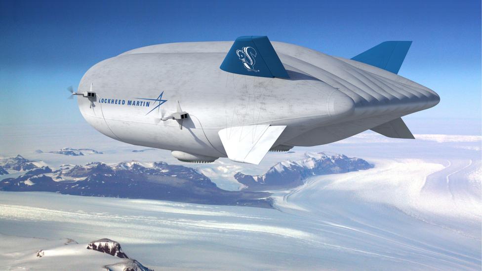 Lockheed Martin's airship concept (Credit: Lockheed Martin) Lockheed Martin's airship concept (Credit: Lockheed Martin)