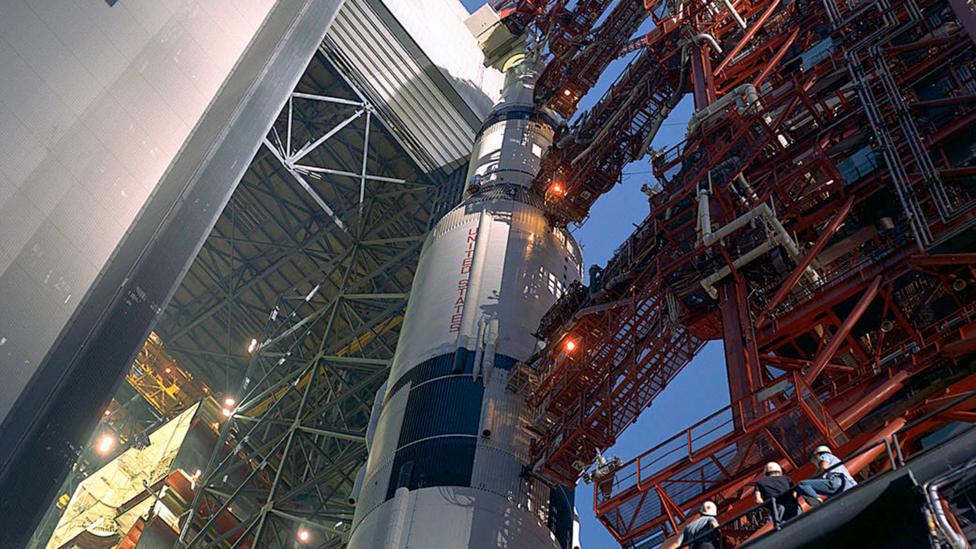 Apollo 12 Saturn 5 rocket (Credit: Nasa) Apollo 12 Saturn 5 rocket (Credit: Nasa)
