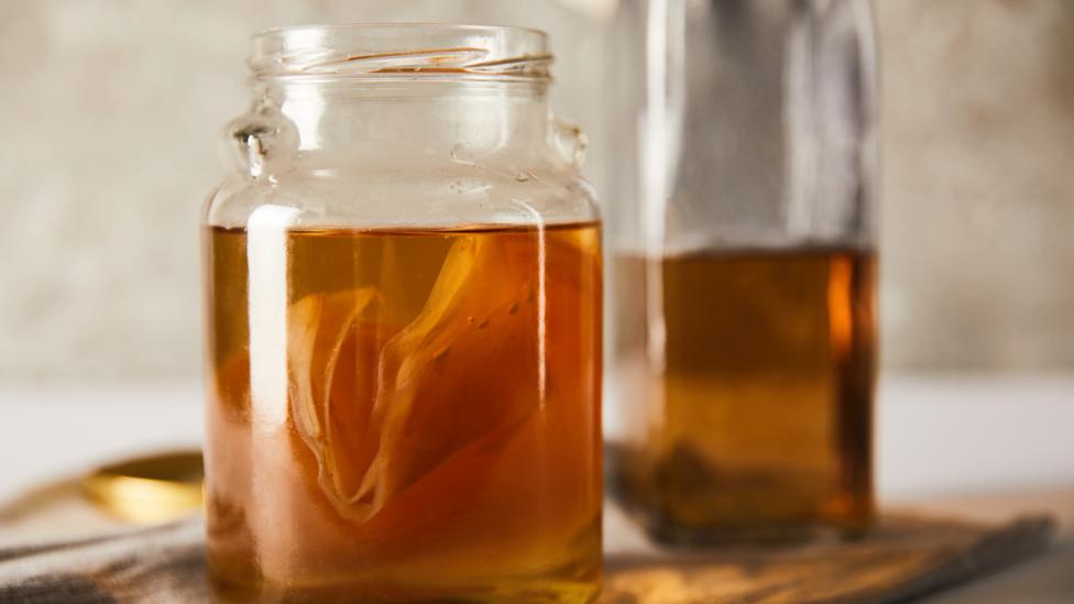 A glass of kombucha, a type of fermented tea (Credit: Getty Images)