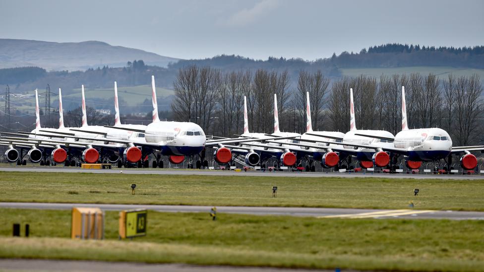 Where are all the unused planes right now? - BBC Worklife