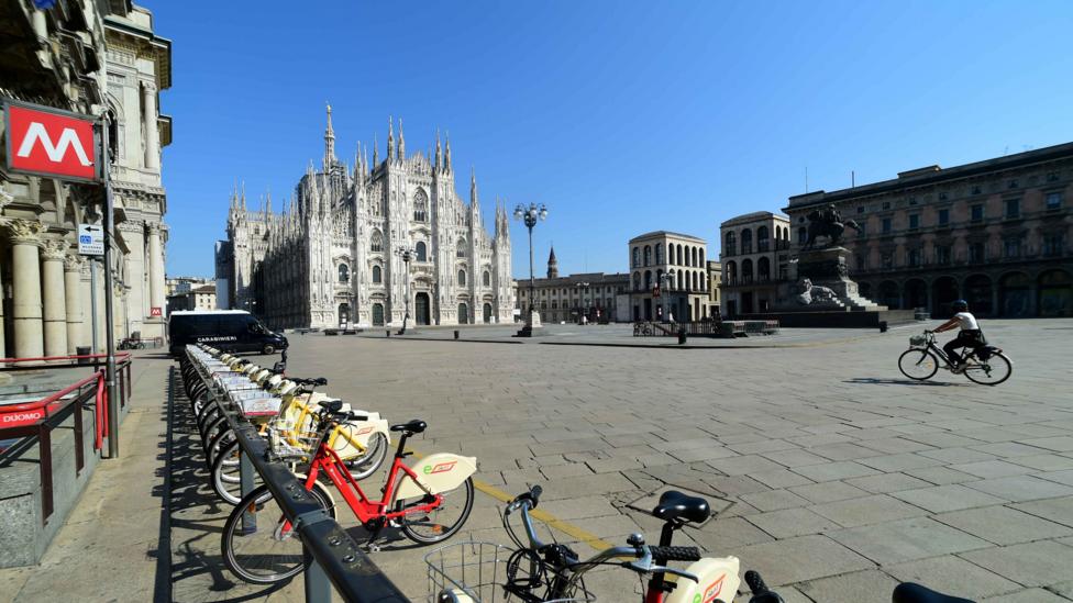 Milan has announced a plan to encourage low-emission methods of transport when coronavirus lockdown lifts (Credit: Getty Images) Milan has announced a plan to encourage low-emission methods of transport when coronavirus lockdown lifts (Credit: Getty Images)