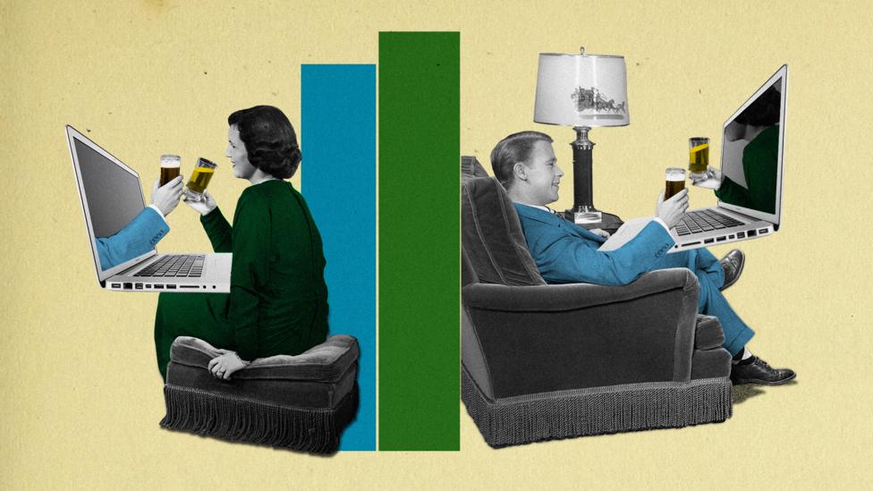 With their usual social lives disrupted, many people are joining others online to enjoy a drink in their own homes (Credit: Getty Images/Javier Hirschfeld) With their usual social lives disrupted, many people are joining others online to enjoy a drink in their own homes (Credit: Getty Images/Javier Hirschfeld)