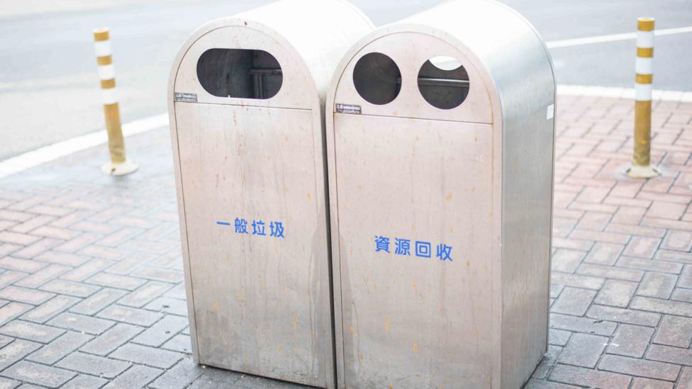 Bins can still be spotted on the streets of Taipei, but there are many fewer than there once were (Credit: Getty Images)